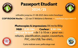 Le "Passeport Etudiant" 2024/25 est disponible !